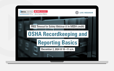 OSHA Recordkeeping and Reporting Basics